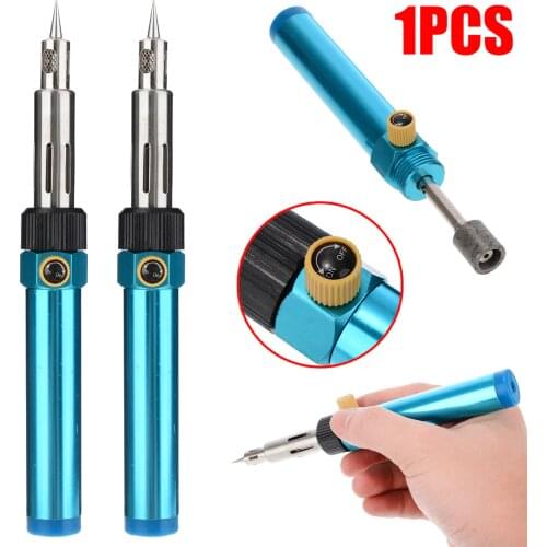 1pcs 70W-100W Burner Butane Blow Iron Pen Gas Torch Soldering Iron Tool For Light Welding Adjustable Cordless No Electricity