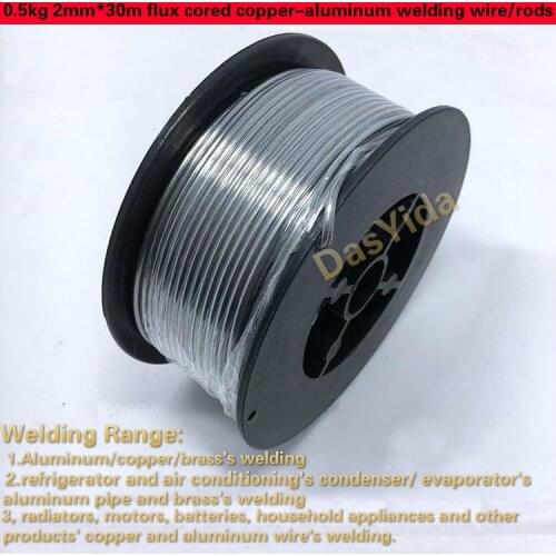 1 roll 0.5kg 2mm*30m low temperature flux cored copper-aluminum welding wire/rods