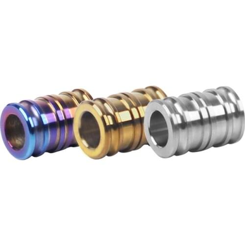 1PC Multiple stylesTitanium Alloy Knife Beads Lanyard Pendant Paracord Umbrella Rope DIY Decorative Accessories EDC Pendant Tool