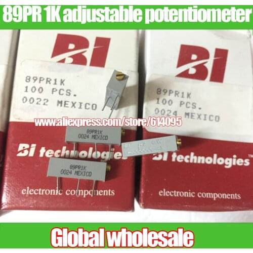 10pcs Mexico adjustable BI 89PR 1K adjustable potentiometer