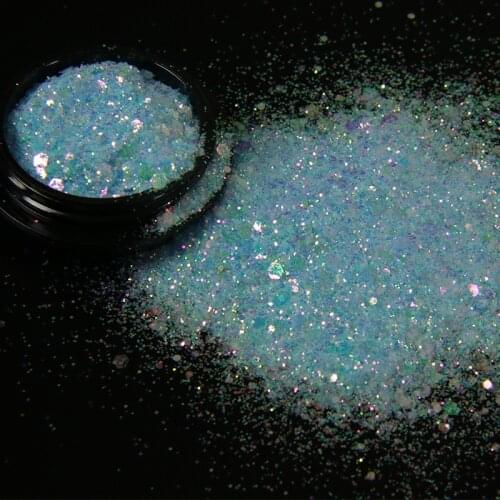 13 Colors Laser Nail Art Glitter Powder Sequins Nail Pigment Powder and Dipping Powder for Better Decoration Nail Art Effect