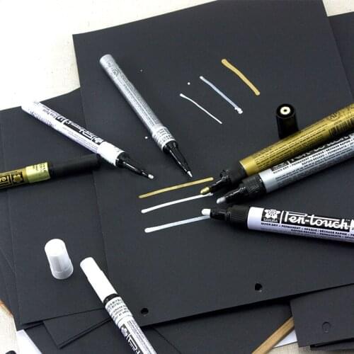 3PCS/lot Paint pen ( gold, silver and white) high light Mark pen hand-painted Star signature pen
