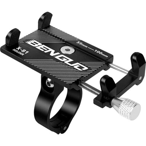 Aluminum Bicycle Phone Holder Soporte Bicicleta for 3.5-7 Inch Smartphone Support GPS Bike Phone Stand Cycling Bracket Mount