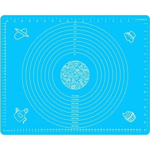 50X40CM Large Silicone Baking Mat for Pastry Macaroon Pizza Cake Non-stick Kneading Dough Mats Kitchen Cooking Baking Sheets