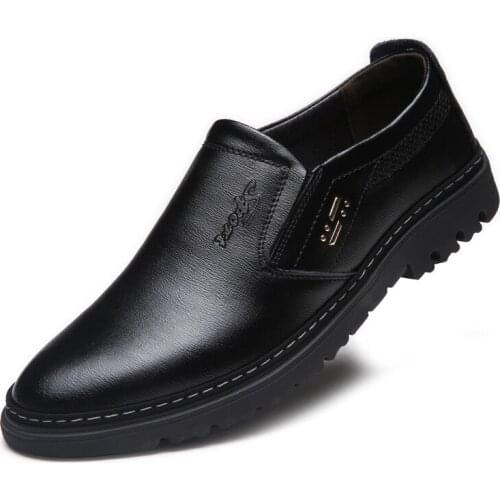 Genuine Leather Men Casual Shoes 2021 Spring Autumn Breathable Mens Loafers Fashion Slip-On Soft Driving Shoes Zapatillas Hombre