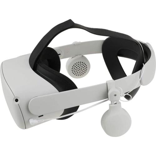 VR Enhancing Sound over Headphone for Oculus Quest 2 Rotate 360 Degrees Aux Connector Earphones for Oculus Quest 2