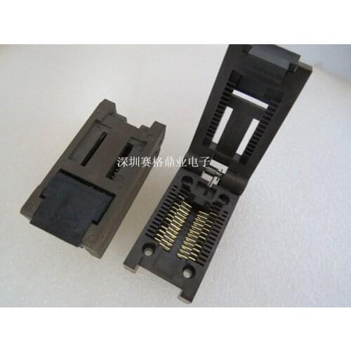 Clamshell 100%New&Original FP-28-1.27 SOP28 IC Burning seat Adapter testing seat Test Socket test bench in stock