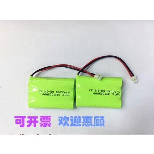 3.6V AAA rechargeable Ni-Mh battery pack 600mah 3A ni-mh nimh baterias cell for toys emergency light cordless phone
