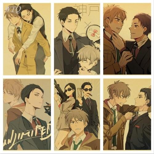 Anime Posters Regal Criminal Balance: UNLIMITED Retro Poster Canvas Painting Art Picture Home Decor Photos for Childrens Room