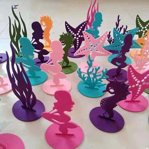 Mermaid Party Supplies Seaweed Little Mermaid Birthday Party Decor Under the Sea Girl 1st Birthday Babyshower Girl Baby Shower