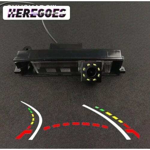 Fisheye 8 12 led dynamic Wireless Car CCD Night Vision Rear Camera For Toyota RAV4 2009 2010 2011 2012 Chery Tiggo Rely X5 A3