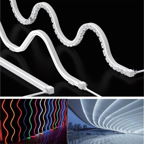 WS2812B WS2811 LED Neon Sign Tube SK6812 RGBW LED Strip Light Silica Gel Flexible Neon Soft Lights Tube For LED Tape