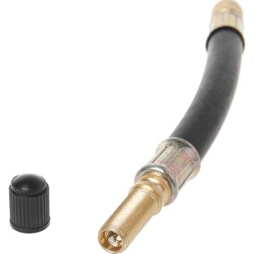 Bicycle Pump Valve Extender Extension Tube Rubber Inflator Pipe Hose Electrombile Cycling MTB Bike Part