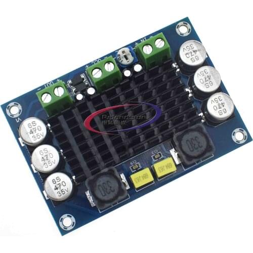 XH-M542 mono 100W digital power amplifier in TPA3116D2 digital audio amplifiers 12-26V