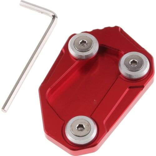 1 Piece 70mm Motorcycle CNC Side Stand Kickstand Enlarge Plate Pad CNC aluminum alloy For BMW S1000R K47 2014 2015 2016