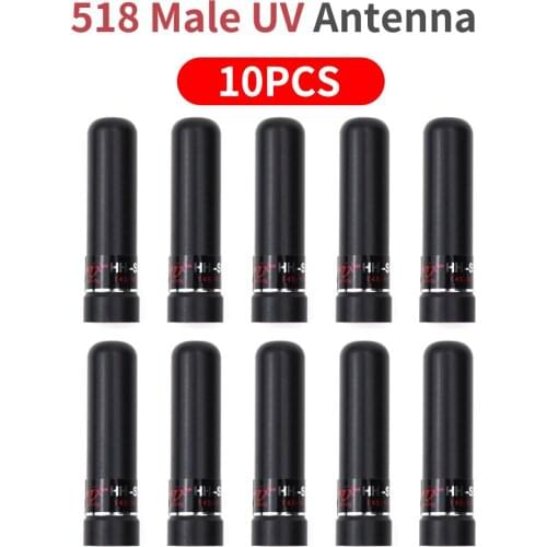 10x HH-S518 Dual-Band Short Antenna SMA-Male Vertex/Yaesu VX-7R VX-6R VX-150 VX-160 Radio Antenna