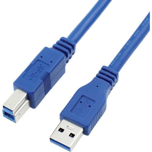 3 meter Super High Speed USB 3.0 5Gbps A to B male To male cable extension for Printer/Hub/Hard Disk Drive/HDD/SSD Enclosure