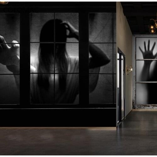 Colomac Custom 3D Horror House Wallpaper Dress Resection Pavilion Background Werewer Killing Room Escape Anime Mural Dropship