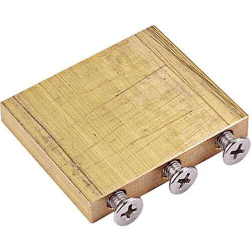 42mm Standard Tremolo Block Replacement Brass Tremolo Block Guitar Bridge Part