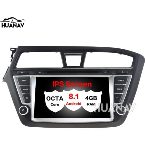 Android 8.0 Car DVD Player GPS navigation For Hyundai I20 2014 2015 2016 2017 multimidia Car radio player auto stereo head unit