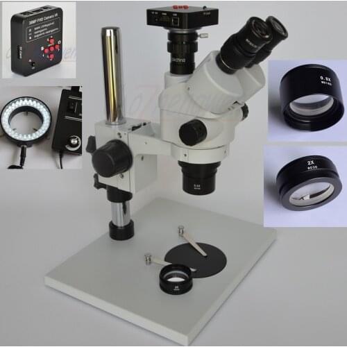 38MP Full HD 1080P 60FPS HDMI Digital Mobile Phone repair Microscope camera 3.5X-90X Simul Focal Model