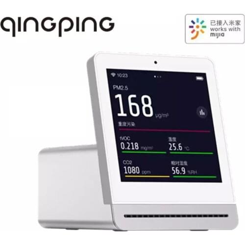 Cleargrass Qingping Air Detector Retina Touch IPS Screen Touch Operation pm2.5 APP Control Clear Grass Air Detector Monitor