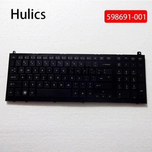 Hulics Original US English Keyboard for HP Probook 4520S 4525S laptop Keyboard US layout Frame 598691-001