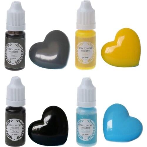 18 Colors Epoxy Resin Dye Solid Liquid Resin Colorant Dye Opaque Pigment Kit 85LF