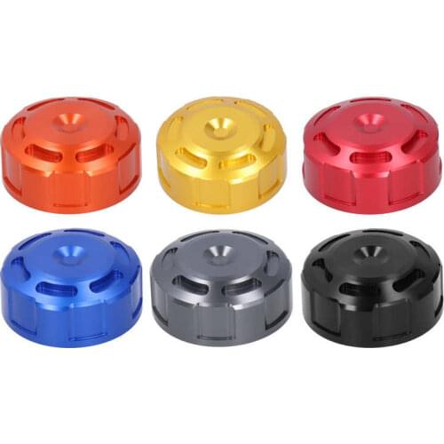 Oil tray gas tank cap Rear Brake Fluid Reservoir Cap Aluminum Alloy Oil Tank Cover Fit for Yamaha MT-125 YZF-R1 YZF-R25 fuel