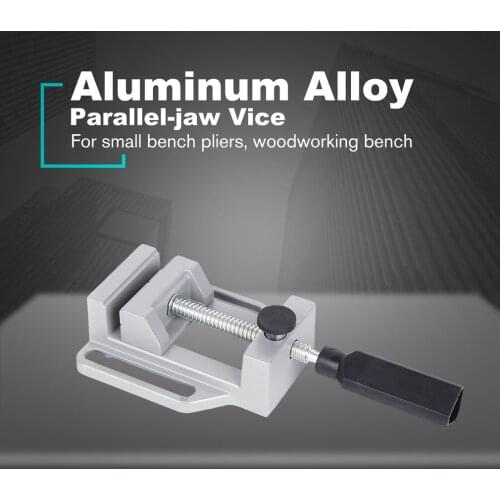 Mini Multifunctional Working Table Drill Milling Machine Parallel-jaw Vice Drill Bench Clamp Vice Worktable For Woodworking