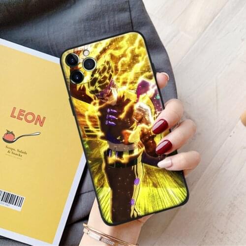 Rohan Kishibe gold hamon jojo anime For iPhone se 6 6s 7 8 plus x xr xs 11 pro max soft silicone phone case cover shell