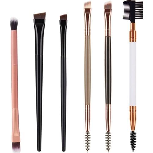 5pcs eye makeup brushes set eyeshadow brush eyebrow eyeliner eyelash extension brush liner brow lashes cosmetic make up tools