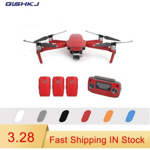 6 Colors DJI Mavic 2 Sticker Drone Body Sticker Aircraft Adhesive Decals Skin for DJI mavic 2 pro/ zoom Drone Accessories