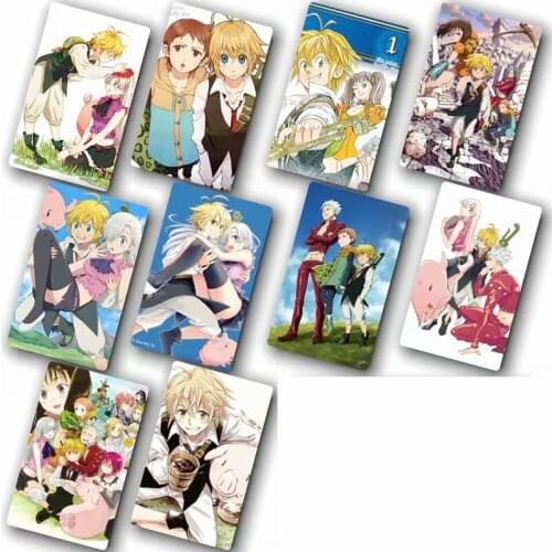 The Seven Deadly Sins Sticker 100pcs Different Style Anime Stickers Bus ID Waterproof Card Stikers Classic Toys