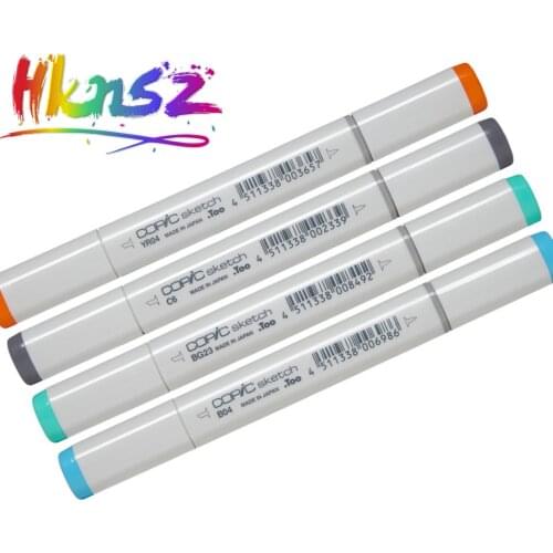 Single color Copic 2 Alcohol-based Ink Marker,Twin Tip Double Head Single Color Art Markers 358 Color Link 12 Non-Toxic