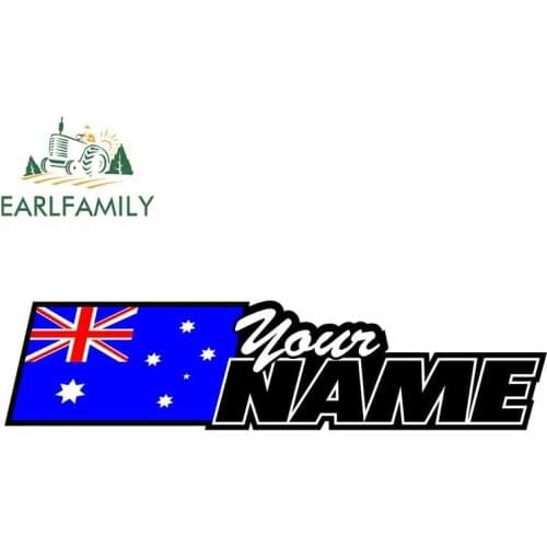 EARLFAMILY 13cm x 3.6cm For Name Personality Creative Stickers Vinyl Car Sticker Car Accessories Anime Waterproof