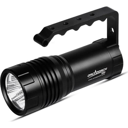 ORCA Scuba Diving 4200 lumens D860 CREE LED Flashlight Torch Underwater 150-Meter Waterproof Search Night Dive Freediving