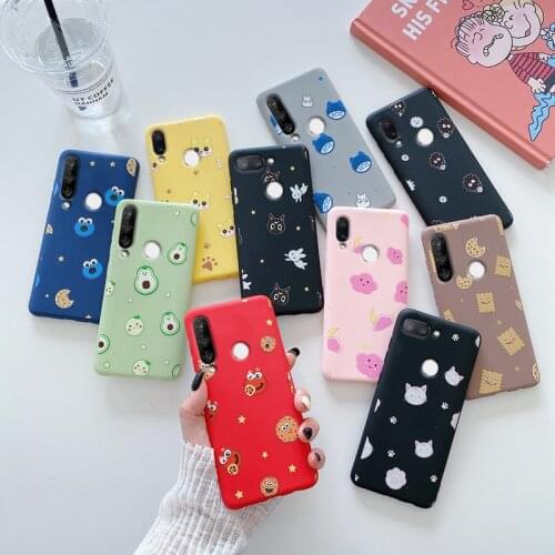 Silicone Cute Cartoon Phone Case For Huawei P Smart Plus 2018 2019 Anime Soft Fundas Back Cover on P Smart Z