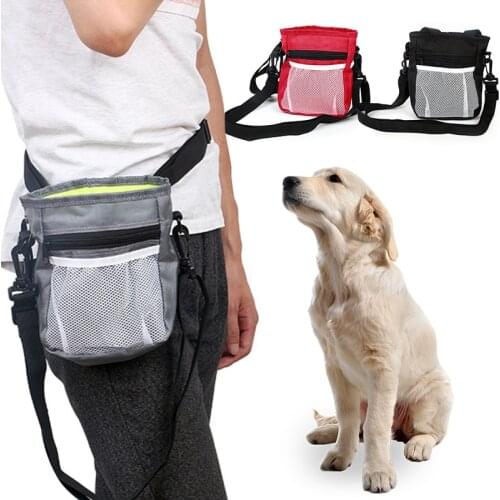 Dog TrainingTraining Dog Snack Bag Outdoor Dog Treat Pouch Large Capacity Durable Puppy Snack Bait Waist Bucket Dogs Supplies
