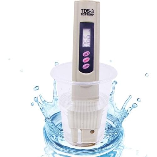 TDS Testing Pen Portable Digital PH Tester GH/DH Test Tool Aquarium Fish Tank Water Hardness Meter Measuring Range 1~9990ppm