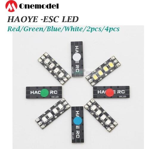2pcs/bag HAOYE ESC LED/Four-axis motor ESC extension cable for crossover machine PCB board arm light/HAOYE ECS LED