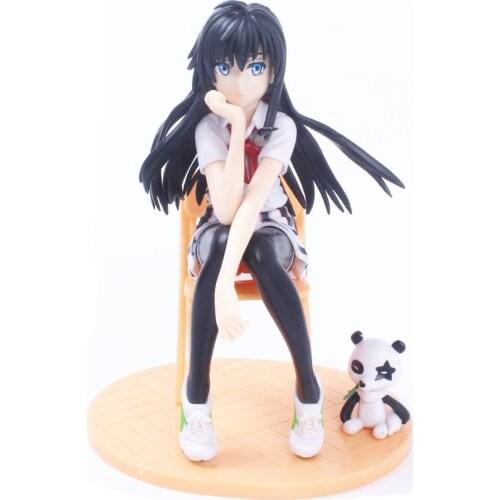 Japan Style Yukino Yukinoshita Anime Action Figure Toys My Teen Romantic Comedy Kawaii PVC Doll Model Collection Girl Gifts