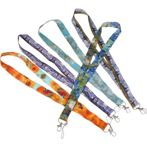 1PC Lanyards ID Badge Holder ID Card Pass Mobile Phone Straps Badge Key Holder Keychain