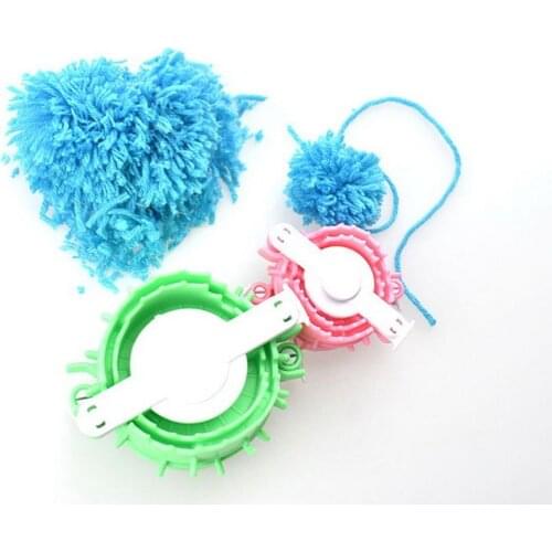 30set Heart Shape Pompon Set Plastic Pom Pom Maker Fluff Ball Weaver Needle Craft Loom Knitting Tool DIY Knitting sport toy