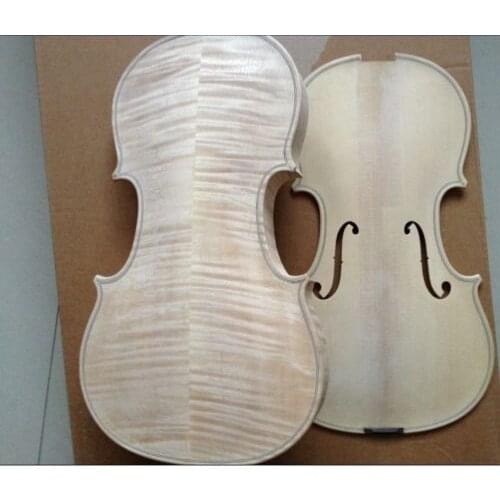 4/4 Violin nice copy "Laurentius Guadagnini"1746 Unvarnished top & back unglue violin