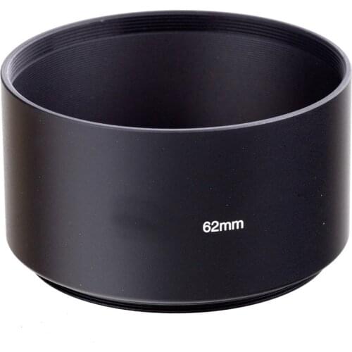 62mm black long Metal LENS HOOD for canon for nikon 62mm lens