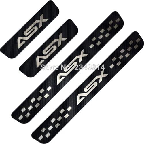 For Mitsubishi ASX 2013-2018 2019 2020 Accessories Stainless Door Sills Scuff Kick Plate Protectors Trim Guard Cover Car Styling
