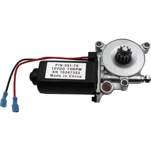 Auto Accessories RV Power Awning Replacement Universal Motor DC with Way Connector Power Awnings Compatible 266149