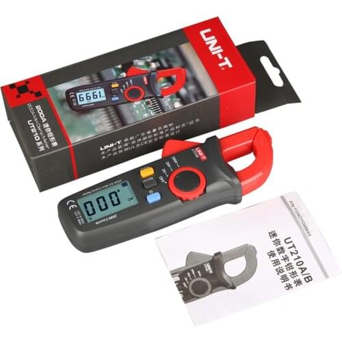 UNI-T UT210A AC Current Measurement Auto Range Clamp Meters UT210A True RMS Meter With LCD backlight, data hold