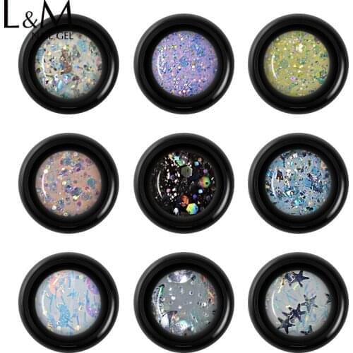 12 Colours Nail Art Gel Paint ibdgel Soak Off UV LED Stick Gel Polish Glitter DIY Varnish Manicure Pigment Decoration